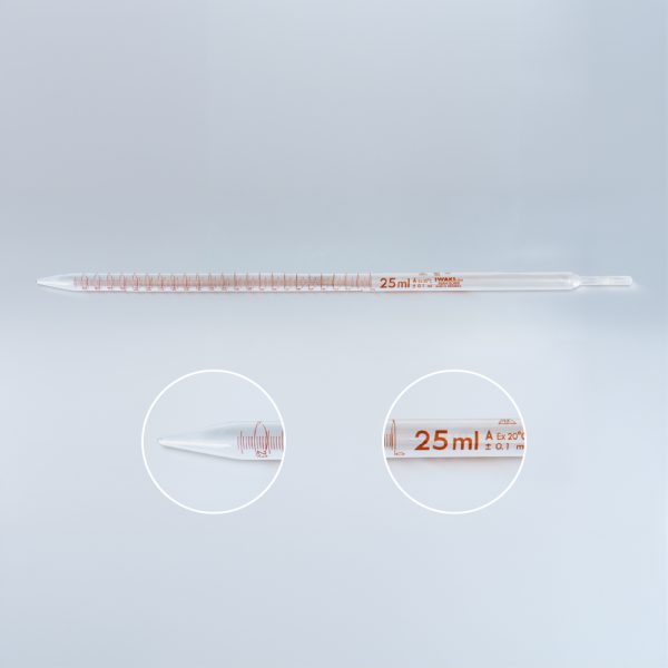 Meas. Pipette, Sero Type, 25 ml, Color Code ISO Spec.